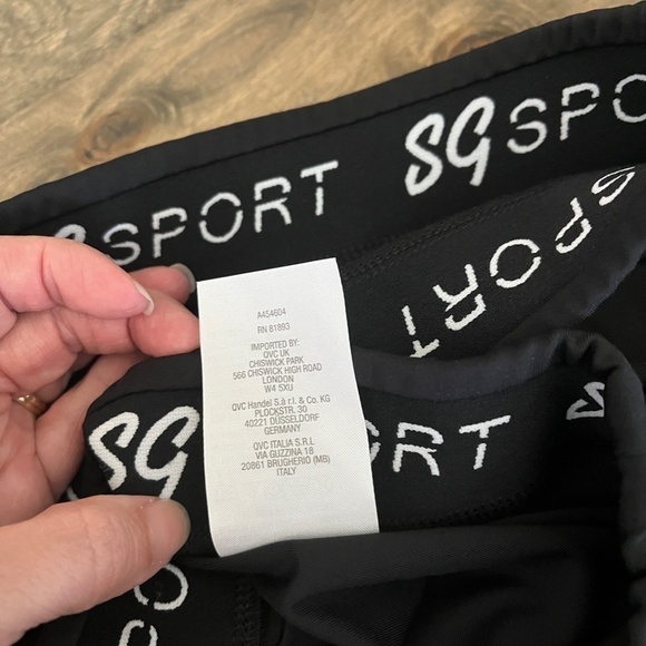NWOT SG Susan Graver Sport Black Track Pants 5X - Picture 8 of 10